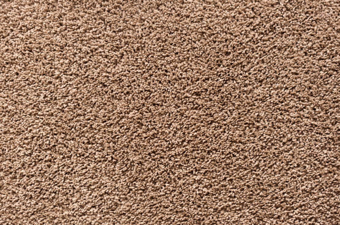 Brown polyester carpet